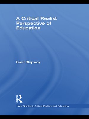 cover image of A Critical Realist Perspective of Education